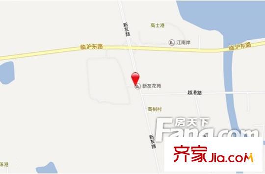 新友花苑交通圖