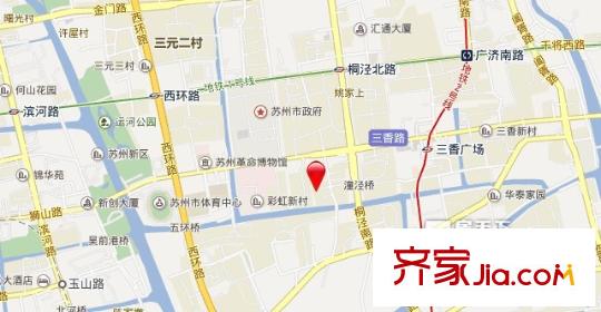 彩虹苑交通圖