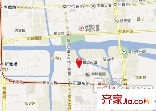 遠(yuǎn)洋花園交通圖