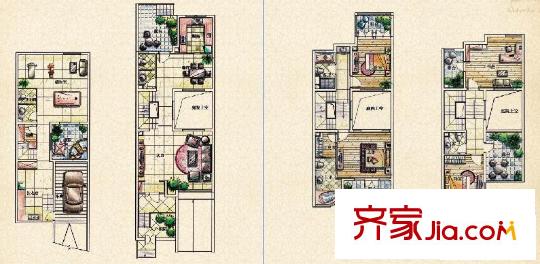 君地上郡戶型圖諾丁境語 4室3廳4衛(wèi)1廚