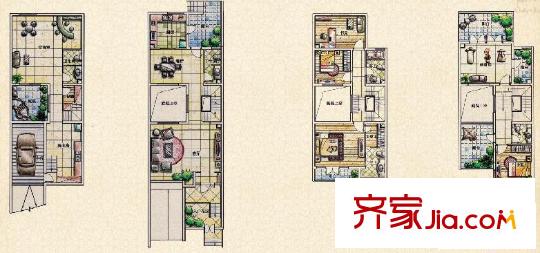 君地上郡戶型圖風(fēng)笛雅韻 4室3廳4衛(wèi)1廚