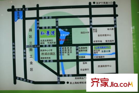 弘景灣交通圖