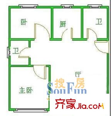 遠(yuǎn)洋花園 戶型圖