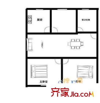 長遠(yuǎn)新村戶型圖1287544851275_000 3室1廳1衛(wèi)1廚