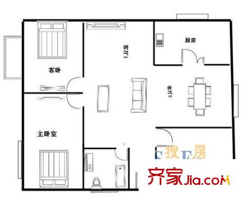 長遠(yuǎn)新村戶型圖1287544852273_000 3室1廳1衛(wèi)1廚