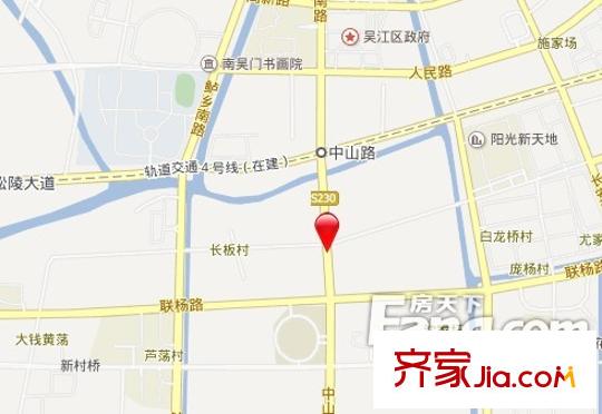 湖濱華城富貴苑交通圖