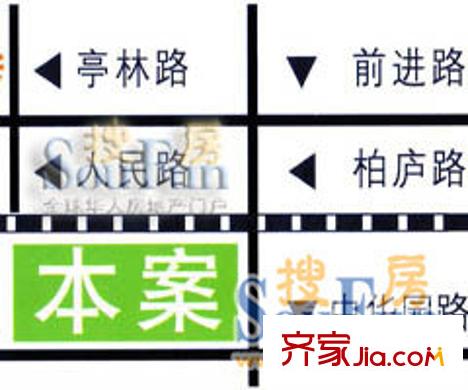 四季華城交通圖