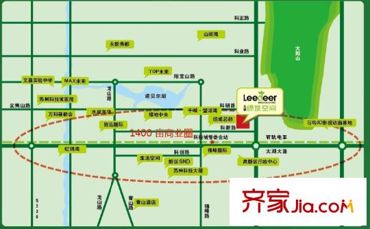 立德綠筑空間公寓交通圖