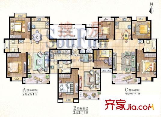 昆山 羅馬假日 戶型圖