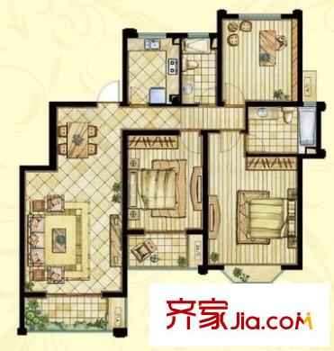 陽光昆城  戶型圖