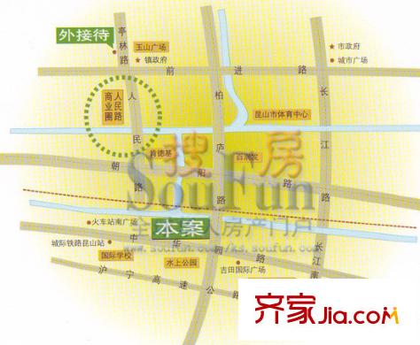 四季華城交通圖交通示意圖
