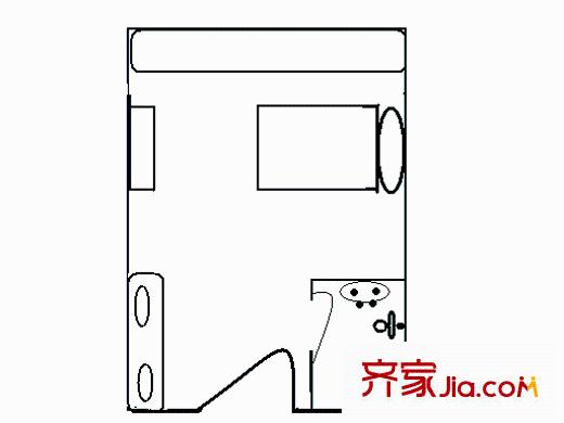 凱馬廣場戶型圖戶型圖 1室1廳1衛(wèi)1廚