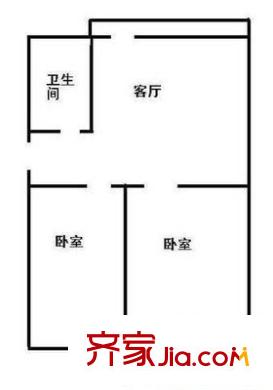凱馬廣場(chǎng)戶型圖 戶型圖 2室1廳1衛(wèi)1廚