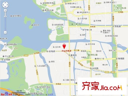 中金玫瑰灣交通圖
