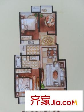 太湖相王府住宅 3室 戶(hù)型圖