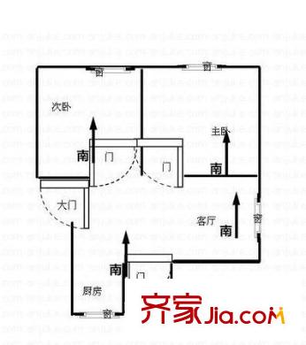 鱸鄉(xiāng)二村 戶型圖