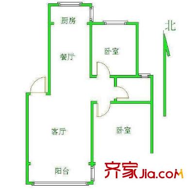 鱸鄉(xiāng)二村 戶型圖