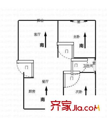 鱸鄉(xiāng)二村 戶型圖