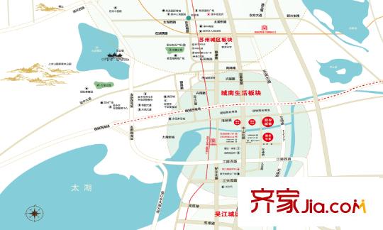 偉業(yè)迎春麗家交通圖樓盤區(qū)位示意圖