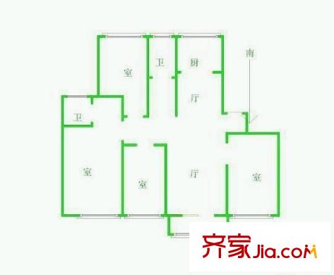 華強青春雅居 戶型圖
