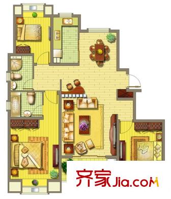 新城翡翠灣 戶型圖