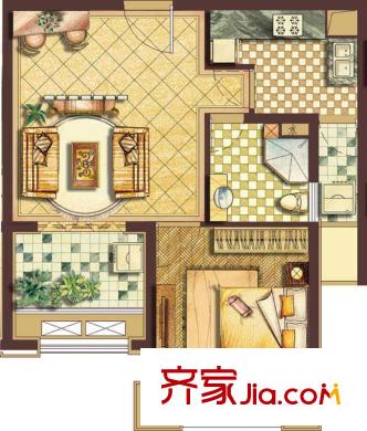 綠地21新城二期13-15號(hào)樓（已售罄） 1室1廳1衛(wèi)