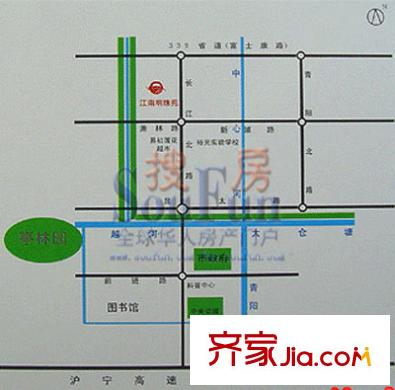 江南明珠苑交通圖