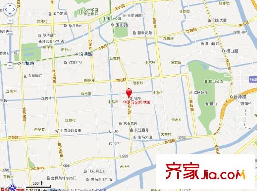 華夏五金機(jī)電城交通圖