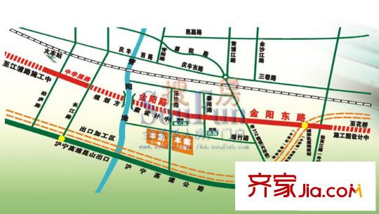 華強(qiáng)青春雅居交通圖
