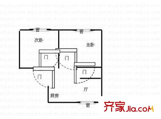 鱸鄉(xiāng)二村 戶型圖