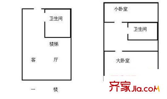 長江壹號戶型圖戶型圖 2室1廳2衛(wèi)1廚