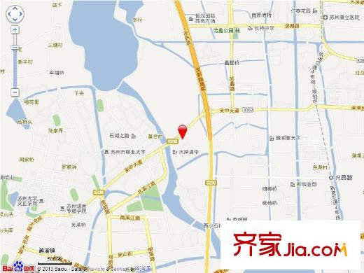 水岸清華?瀚宮交通圖