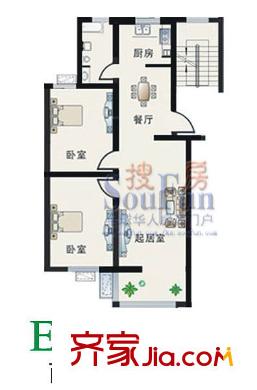 昆山 富澤苑 戶型圖