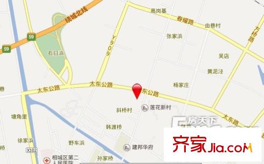建邦華府交通圖