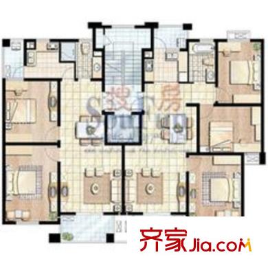 江南明珠苑 戶型圖