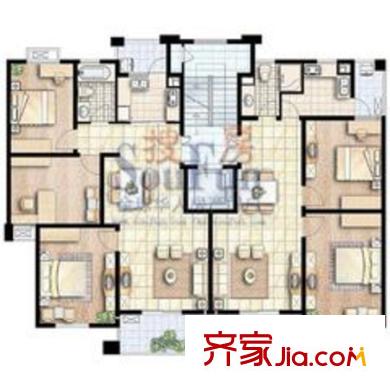 江南明珠苑 戶型圖