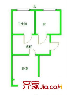 長江壹號戶型圖戶型圖 1室1廳1衛(wèi)1廚