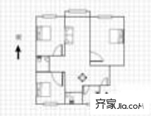 麗景苑 3室 戶型圖