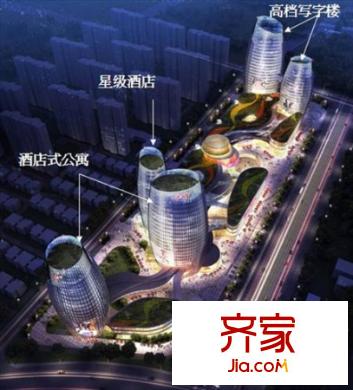 繁花中心公寓外景圖 