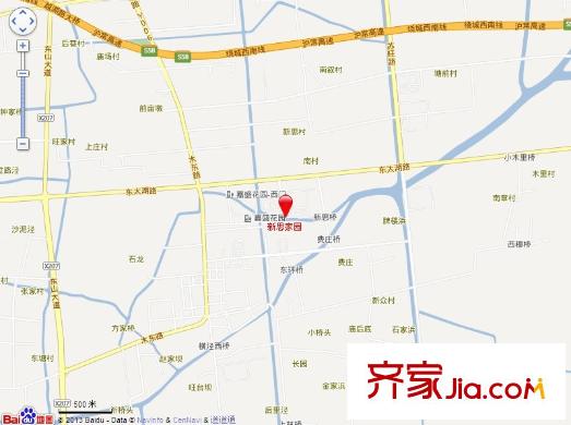 新思家園交通圖