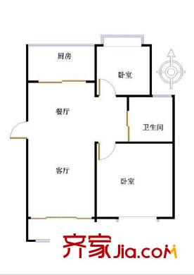 新思家園 3室 戶型圖