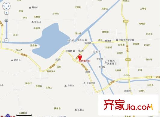楊樹街小區(qū)交通圖