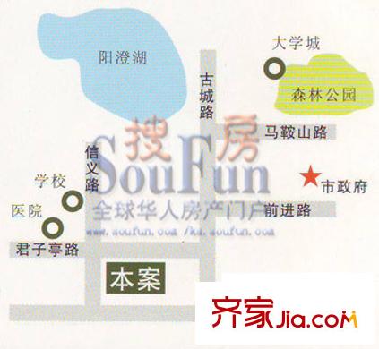 富澤苑交通圖