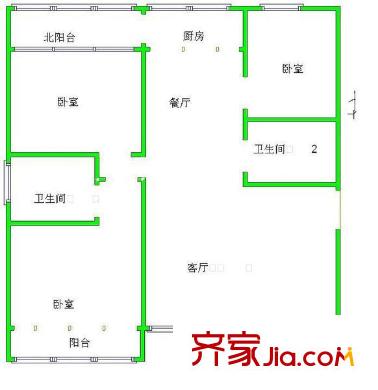 新思家園 戶型圖