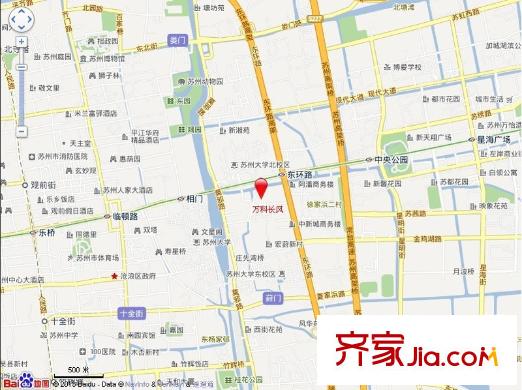 萬科長(zhǎng)風(fēng)交通圖