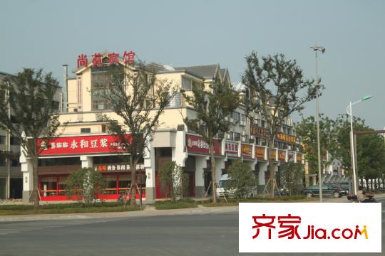 星寶花園配套圖向西1公里花園路長(zhǎng)坂路口街景