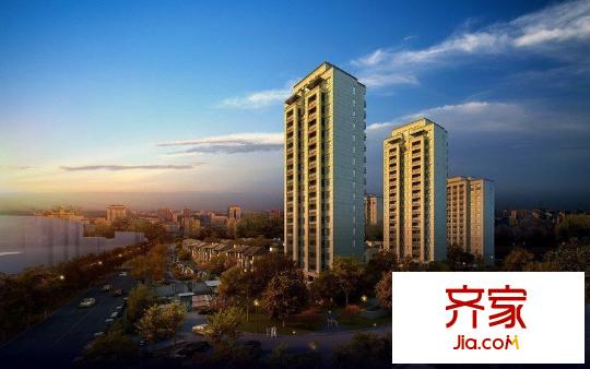 萬科長(zhǎng)風(fēng)外景圖