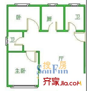 公交苑 戶型圖