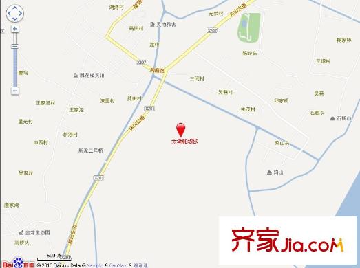 太湖帕堤歐交通圖