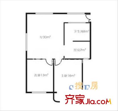  悠尚生活廣場公寓 戶型圖